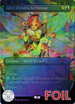MTG Glen Elendra Archmage (115) | NM Foil | Secret Lair Faerie, Faerie... {SLD} - Image 1