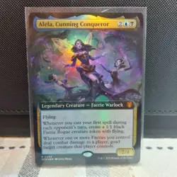 Alela, Cunning Conqueror (Extended Art) Commander: Wilds of Eldraine Regular - Image 1