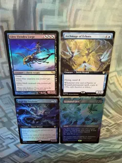 Rainbow Foil Secluded Glen High Fae Trickster Glen Elendra Archmage of Echoes - Image 3