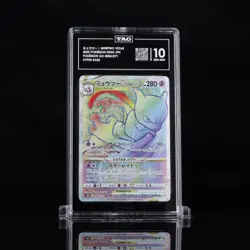 2022 Pokemon Japanese Pokemon Go 084/071 Mewtwo VStar Hyper Rare TAG 10 (970) - Image 1