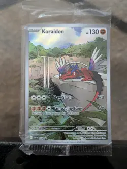 Pokemon Koraidon TCG Promo SVP014 Holo Card Sealed Black Star - Image 1