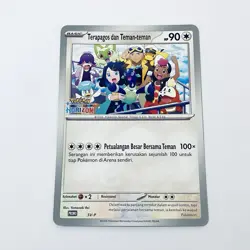 Pokemon Horizon Terapagos and Friends Jumbo Promo Card Indonesian + Extras - Image 5