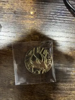 Metal Lucario Pokemon TCG Coin - NEW IN PACKAGE - Image 1