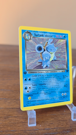 1st Edition Dark Blastoise 3/82 *FRENCH* Holo (Tortank Obscur) Pokemon - Image 2