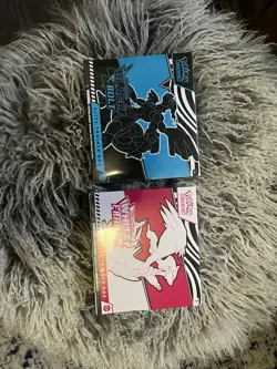 Pokemon TCG Black Bolt and White Flare ETB Bundle New and Sealed - Image 1