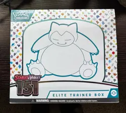 Pokemon Scarlet & Violet 151 Elite Trainer Box Snorlax Promo Booster 2023 - Image 1