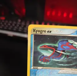 Kyogre ex - (Nintendo Power Magazine) Normal Nintendo Promo 001 Pokemon TCG LP - Image 2