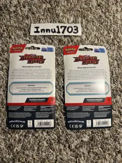 Pokemon TCG Destined Rivals Checklane Blister Pack Eevee & Zarude Lot Of 2 - Image 2
