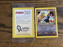 Pokemon Wotc Black Star Promo #34 Sealed ENTEI + open #34Entei,,,not played - Image 1