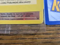 Pokemon Wotc Black Star Promo #34 Sealed ENTEI + open #34Entei,,,not played - Image 4