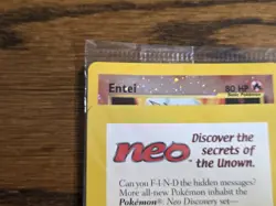 Pokemon Wotc Black Star Promo #34 Sealed ENTEI + open #34Entei,,,not played - Image 5