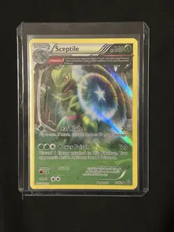 Pokemon TCG Sceptile Primal Clash 9/160 Regular Holo Rare - Image 1