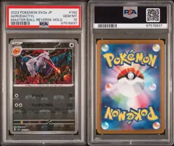 Aerodactyl PSA10 142/165 SV2a Master Ball Reverse Holo 151 Japanese Pokemon TCG - Image 3