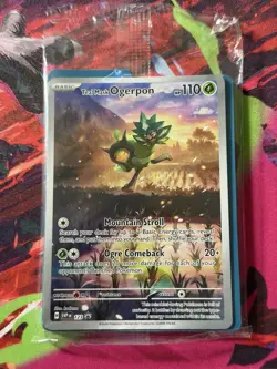 Pokemon SEALED Teal Mask Ogerpon SVP 123 Twilight Masquerade ETB Promo Holo - Image 1