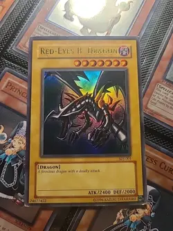 Red-Eyes B. Dragon - SDJ-001 - Ultra Rare - Unlimited Edition Played - Image 1