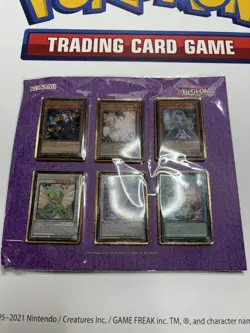 Yu-Gi-Oh! TCG Pins - 25th Anniversary Purple Set - 6 Pin Set - Image 1