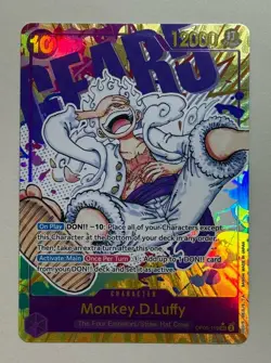 One Piece TCG OP05-119 Monkey D. Luffy Gear 5 Parallel SEC Alt Art English - Image 1