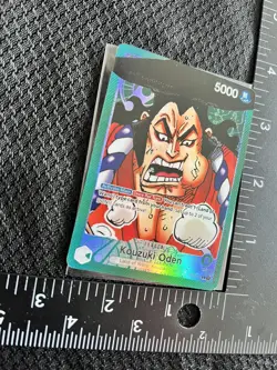 Kouzuki Oden One Piece Card Proxy Leader Alt Art Full Art Foil English - Image 3