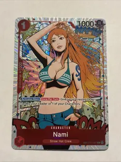 Treasure Rare Nami ST01-007 Alt Art OP06 Wings Of The Captain NM TR One Piece - Image 1