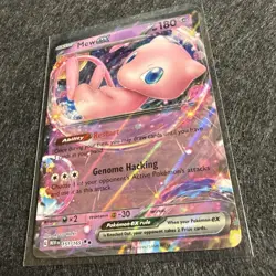 Pokemon Mew EX 151/165 TCG Scarlet & Violet Holo Double Rare Card - Image 2