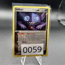 Sableye 23/107 EX Deoxys Holo Pokemon Card 2005 - Image 3