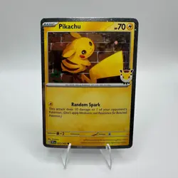 Pokemon Pikachu 051/162 2026 Pokemon Day Stamped Promo 30th Anniversary TCG Card - Image 1
