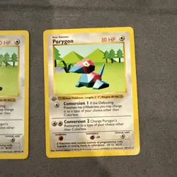 Porygon 1st Edition #39 Base Set Pokemon Card LP to MP - Image 4