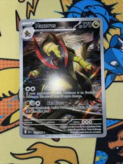 Pokemon TCG Haxorus 147/086 Black Bolt Illustration Rare Holo Card - Image 1