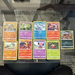 Pokemon TCG Darkness Ablaze card lot of 9 cards. VG - Image 1
