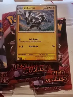 Destined Rivals 3 Pack Blister [KANGASKHAN] 3 BOOSTERS + KANGASKHAN 202 CARD NEW - Image 2