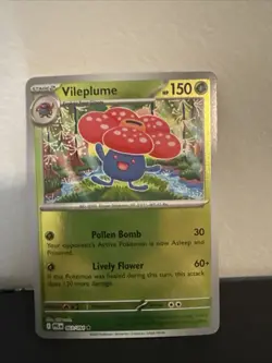 Pokemon TCG Vileplume 003/094 Rare Reverse Holo NM Card Phantasmal Flames - Image 1