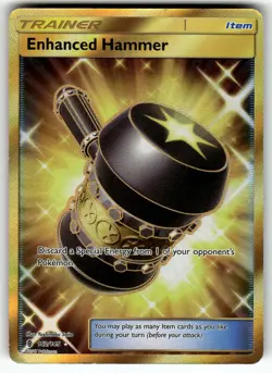 Enhanced Hammer (Secret) 162/145 SM - Guardians Rising HP Pokemon Card TCG - Image 1
