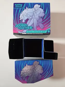 Empty Pokemon Journey Together Elite Trainer Box w accessories, One Random Pack - Image 3