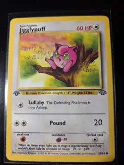 Pokemon 1st Edition Jungle 4 Card Lot LP Cubone Jigglypuff Paras - Image 4