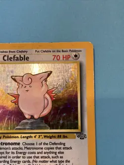 Clefable 1/64 Holo Rare Card - Vintage 1999 Pokemon Jungle Set - Image 2