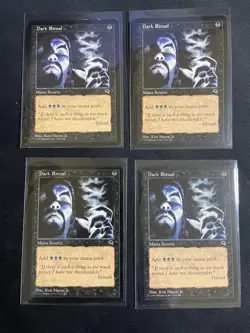 MtG X4 Dark Ritual Tempest Magic The Gathering (Mana Source) - Image 1
