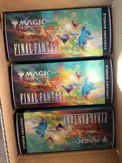 Magic the Gathering (MTG) Final Fantasy Chocobo Bundle - Factory Sealed Lot of 3 - Image 1