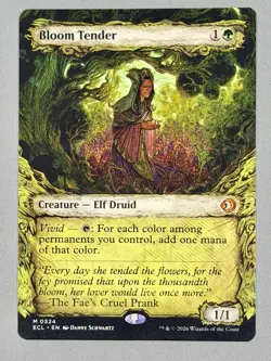 Magic The Gathering Bloom Tender (0324) (Showcase) Lorwyn Eclipsed Regular - Image 3