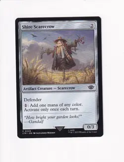 2023 MTG MAGIC THE GATHERING LORD OF THE RINGS SHIRE SCARECROW (#4) (X) - Image 1