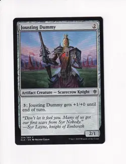 2019 VINTAGE MAGIC THE GATHERING MTG JOUSTING DUMMY (PdC) - Image 1