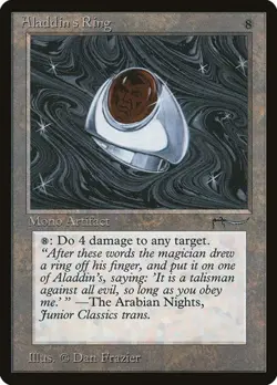 Aladdin's Ring Arabian Nights HP MTG - Image 1