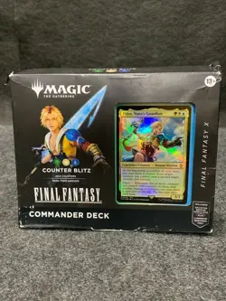 WIZARDS OF THE COAST MTG: Final Fantasy Commander Deck Counter Blitz Worn Box - Image 1