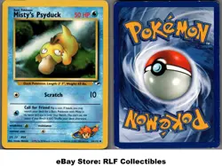 2000 Pokemon, Gym Heroes, #54/132 Misty's Psyduck, Uncommon (b) - Image 1