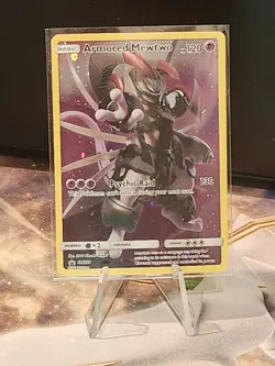 Pokemon 2019 TCG Black Star Promo Armored Mewtwo Holo Card SM228 - Image 2