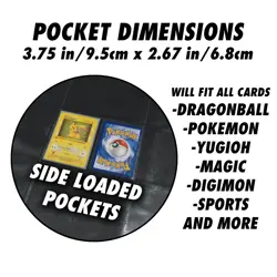 1280+ Card Binder 20 Pocket Pages for Pokemon, Yu-Gi-Oh, Magic, Sports Cards - Image 2
