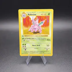 Pokemon Nidorino 037/102 First Edition Base Set (Shadowless) Regular - Image 1