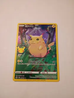 FULL ART Pikachu 005/025 Pokemon 25th Anniversary Celebrations Holo Foil - Image 1