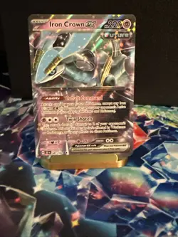 Iron Crown ex 081/162 SV05: Temporal Forces Holo Near Mint Nm Pokemon TCG - Image 1