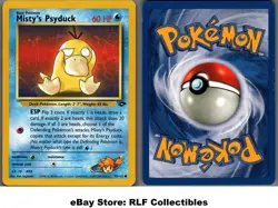 2000 Pokemon, Gym Challenge, #90/132 Misty's Psyduck, Common - Image 1