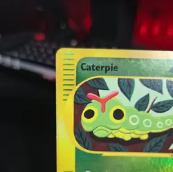 Caterpie 96/165 Reverse Holo 2002 Pokemon Expedition Vintage LP - Image 2
